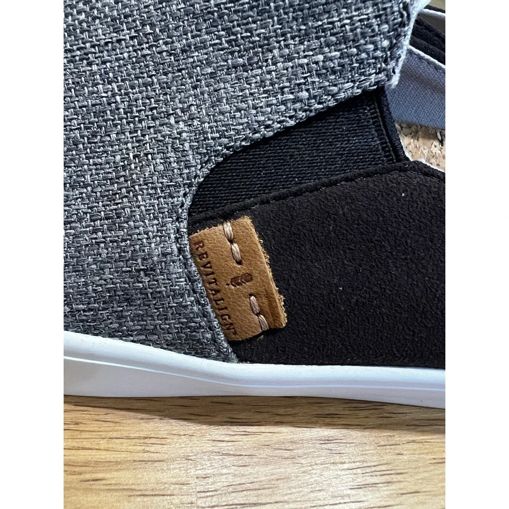 New Revitalign Esplanade Canvas Women's Slip-on Shoes Dark Taupe Size 11b‎